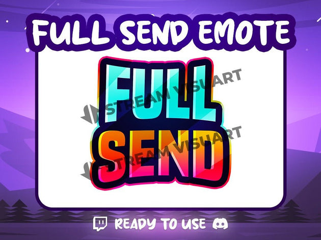 Full Send Emote - StreamVisuArt