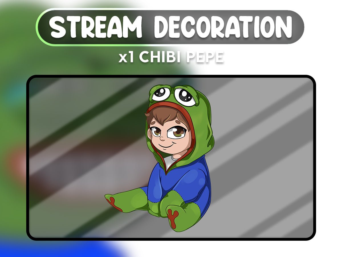 Garçon Pepe - Décoration de Stream Animée - StreamVisuArt