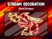 Neon Dragon Stream Decoration