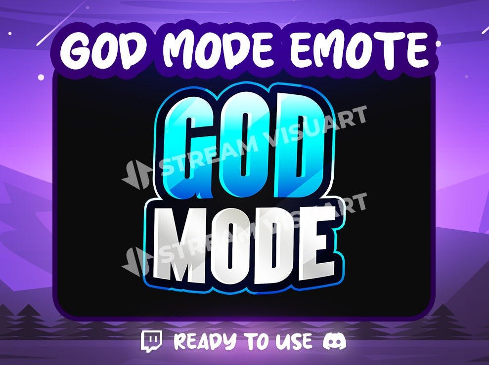 God Mode Emote - StreamVisuArt