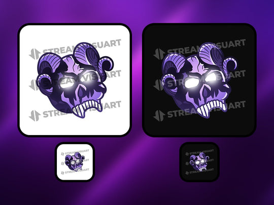 Gothique Emotes 6-Pack - StreamVisuArt