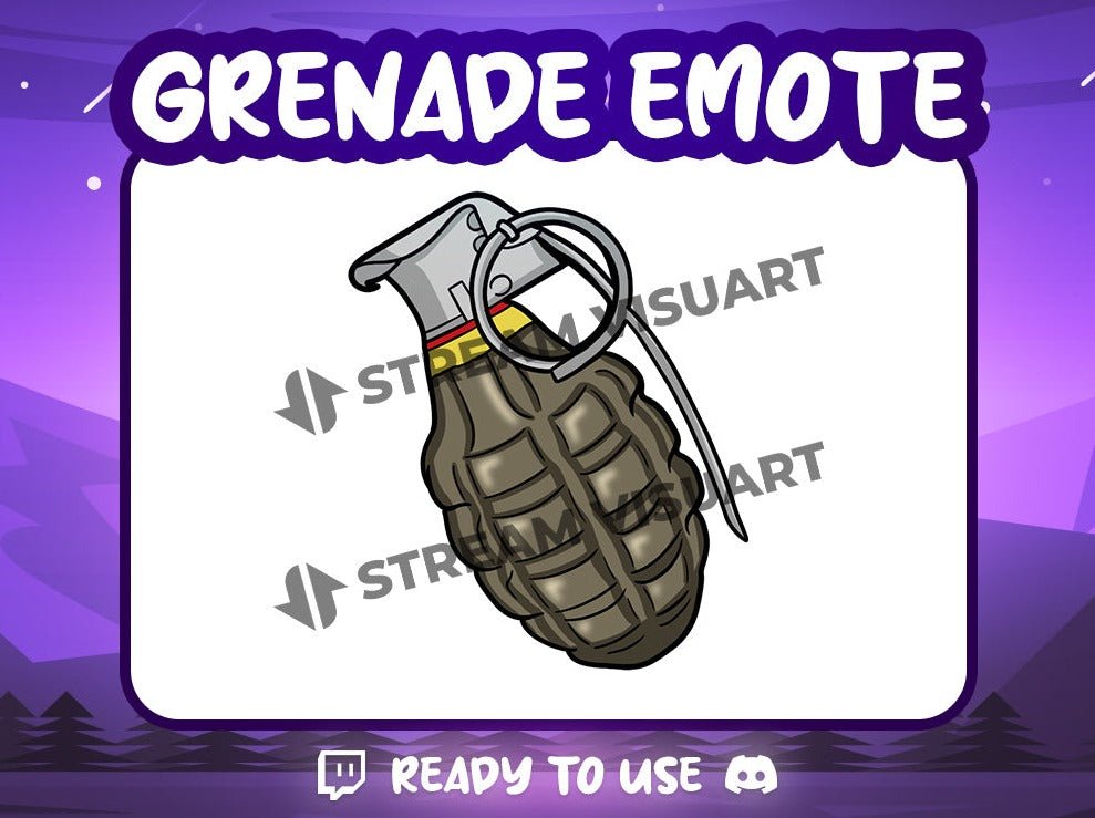 Grenade Emote - StreamVisuArt