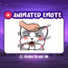 Grey Cat Animated Emote