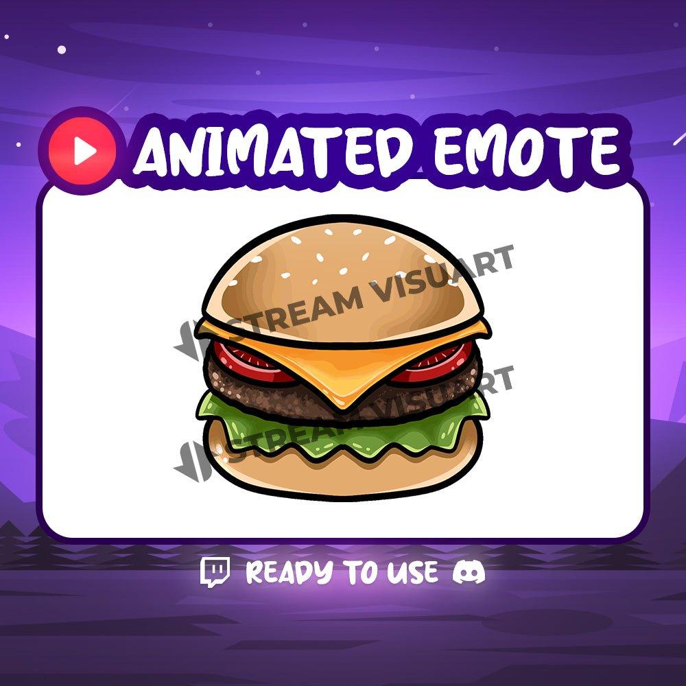 Animated Hamburger Emote - StreamersVisuals