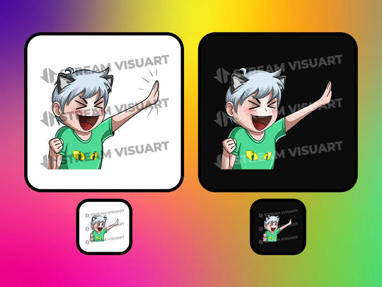 High Five Emotes 2-Pack - StreamVisuArt