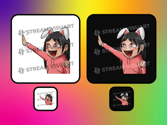 High Five Emotes 2-Pack - StreamVisuArt