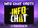 Info Chat Emote - StreamVisuArt