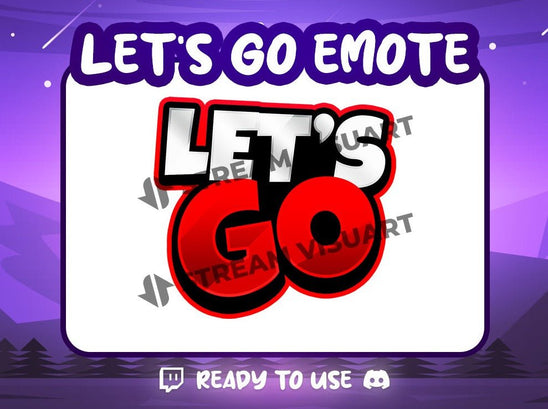 Let's Go Emote - Animated Emoticons for Streamers - StreamersVisuals