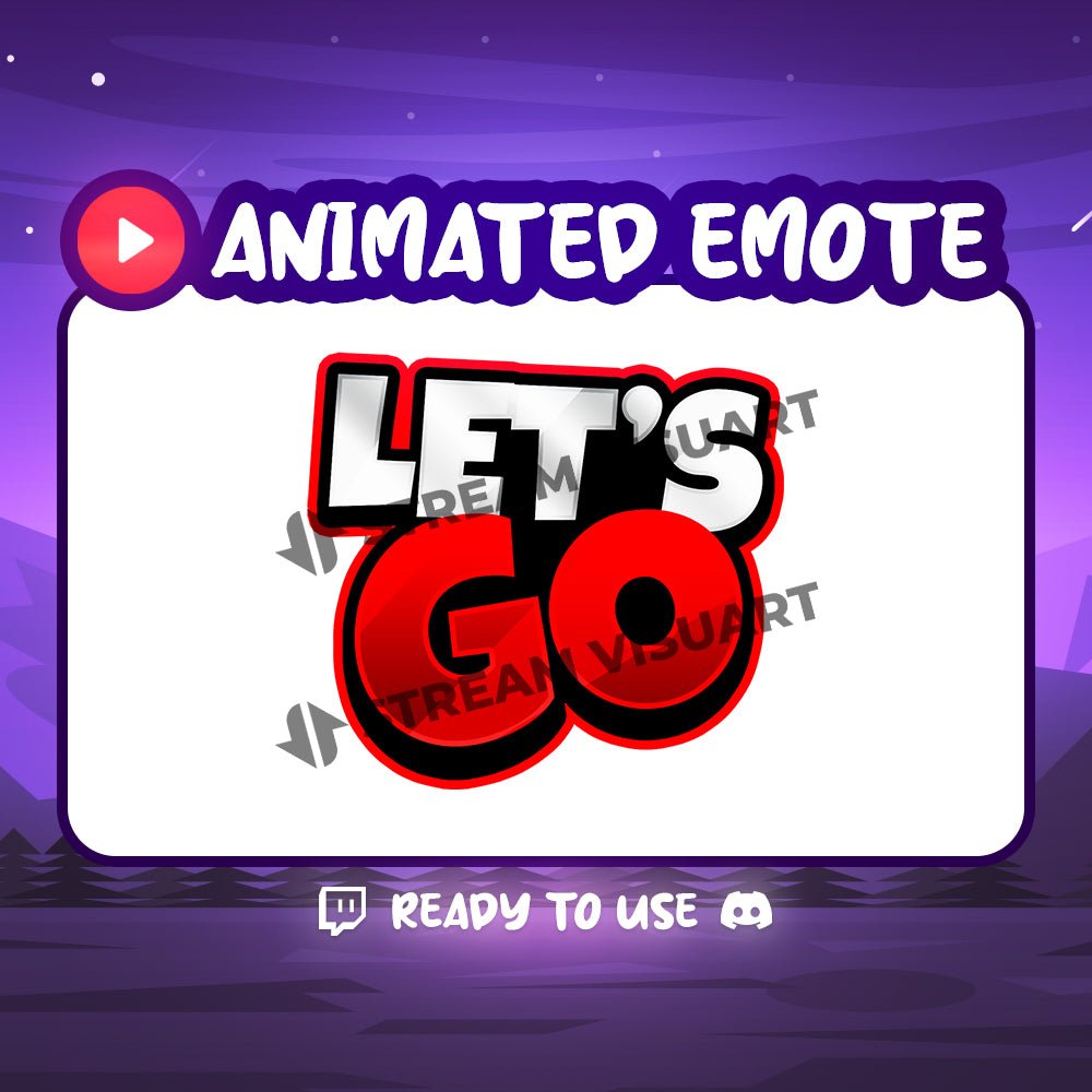 Unlock Fun with Animated Let's Go Emote - StreamersVisuals