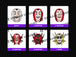 Masque de Braquage Badges Twitch 6-Pack - StreamVisuArt