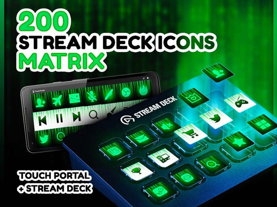 Matrix - 200 Icônes de Stream Deck - StreamVisuArt