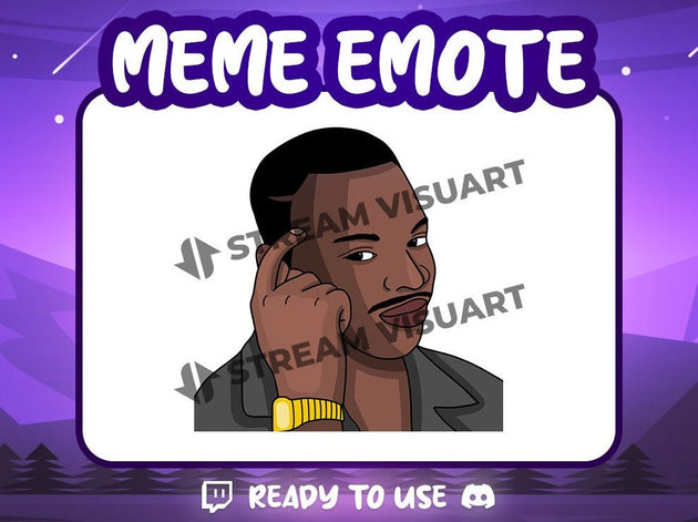 Meme IQ Emote - StreamVisuArt