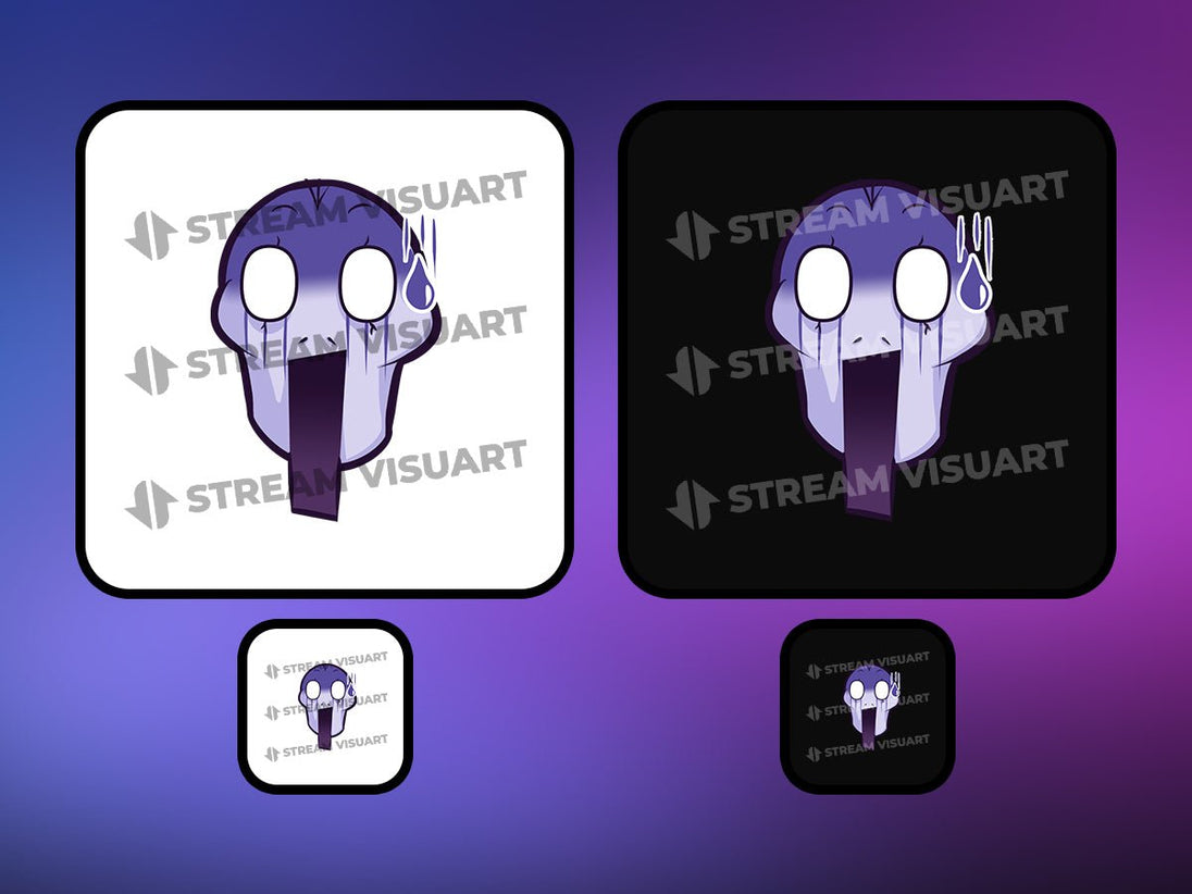 Mr Squelette Emotes 6-Pack - StreamVisuArt