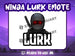 Ninja Lurk Emote - StreamVisuArt