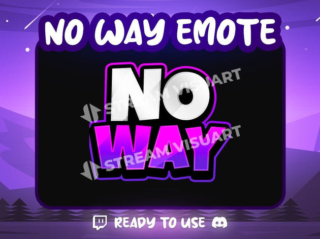 No Way Emote - StreamVisuArt