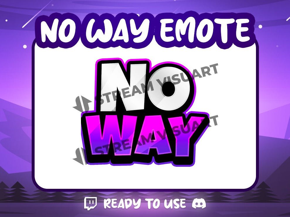 No Way Emote - StreamVisuArt