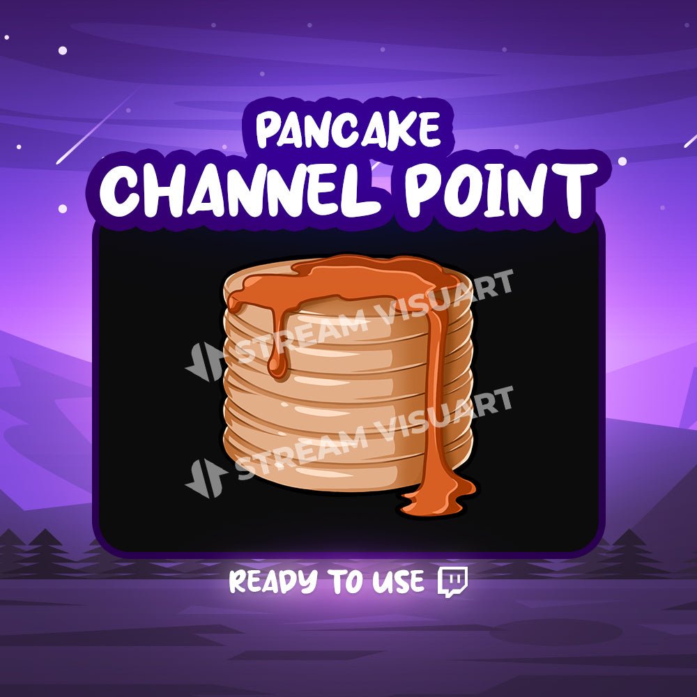 Pancake Point de chaîne Twitch - StreamVisuArt