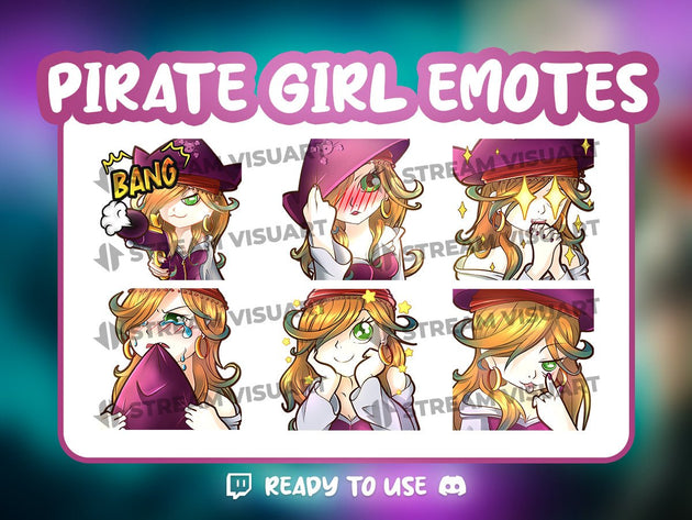 Pirate Girl Emotes Bundle