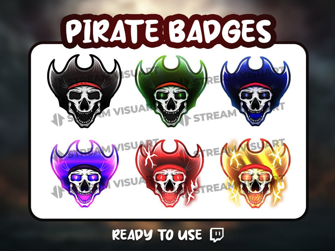 pirate badges twitch