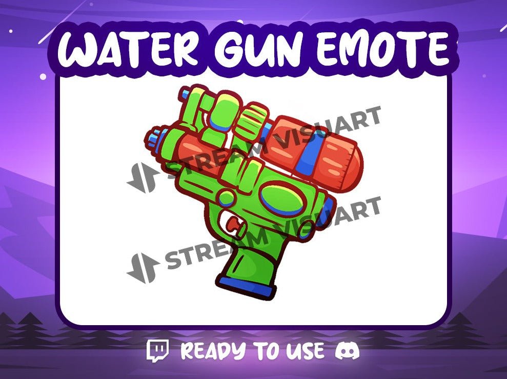 Pistolet à eau Emote - StreamVisuArt