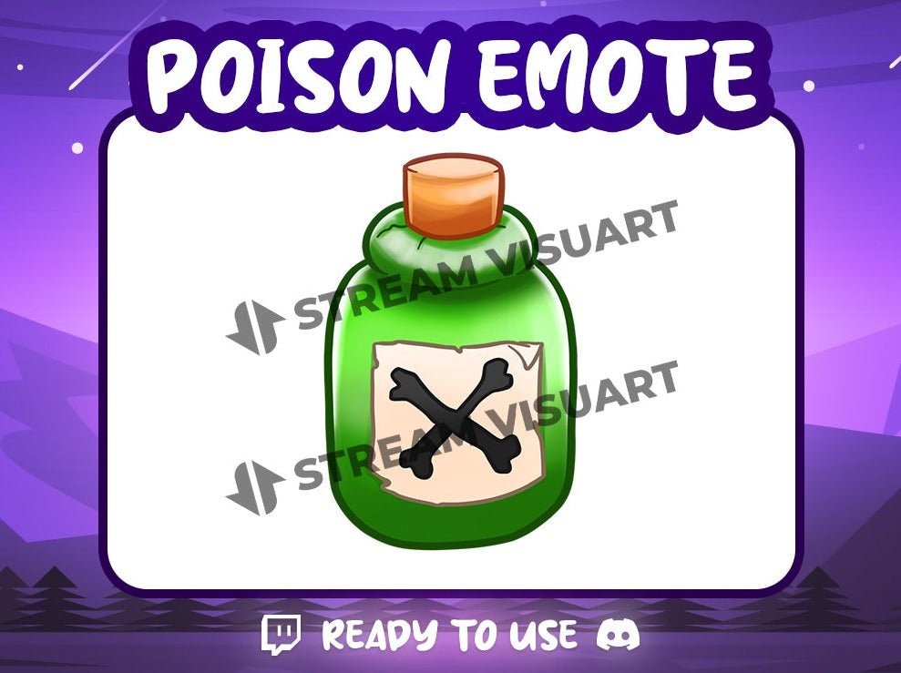 Poison Emote - StreamVisuArt