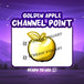 Pomme dorée Point de chaîne Twitch - StreamVisuArt