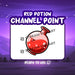 Potion rouge Point de chaîne Twitch - StreamVisuArt