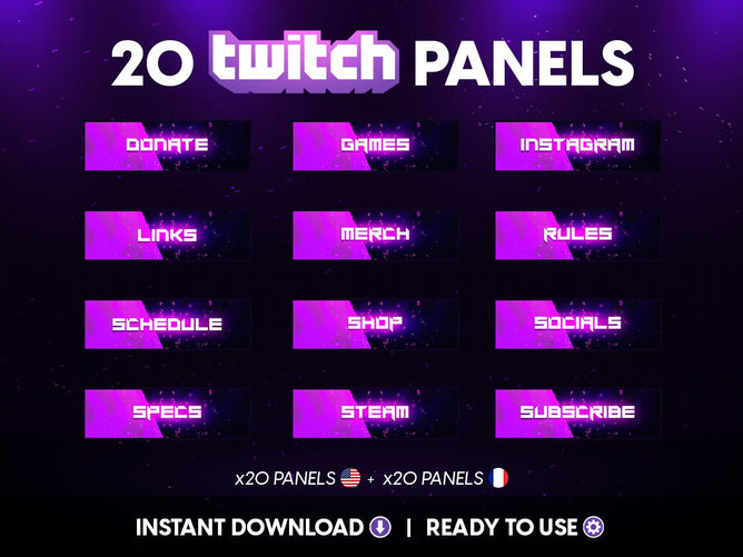 Reyna Twitch Panels: Elevate Your Streaming - StreamersVisuals