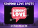 Sending Love Emote - StreamVisuArt