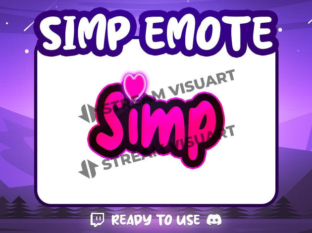 Simp Emote - StreamVisuArt