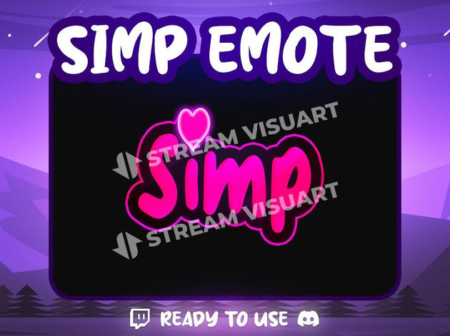 Simp Emote - StreamVisuArt
