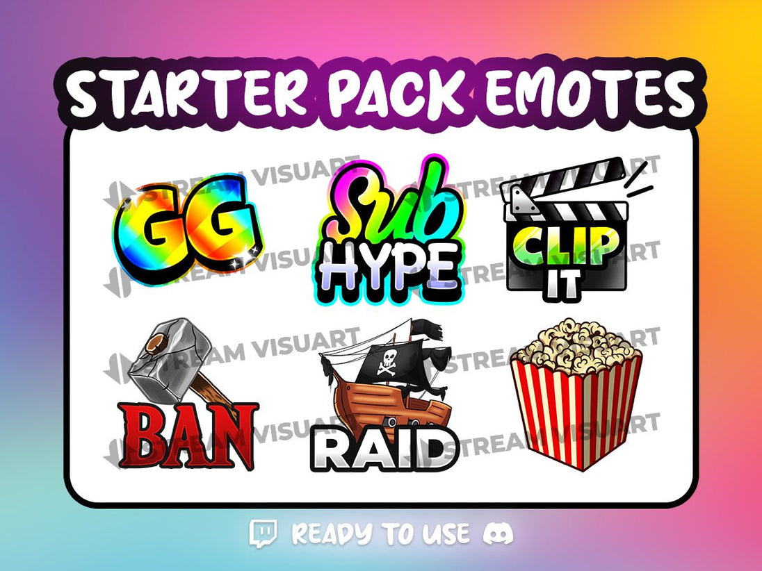 Starter Pack Twitch Emotes