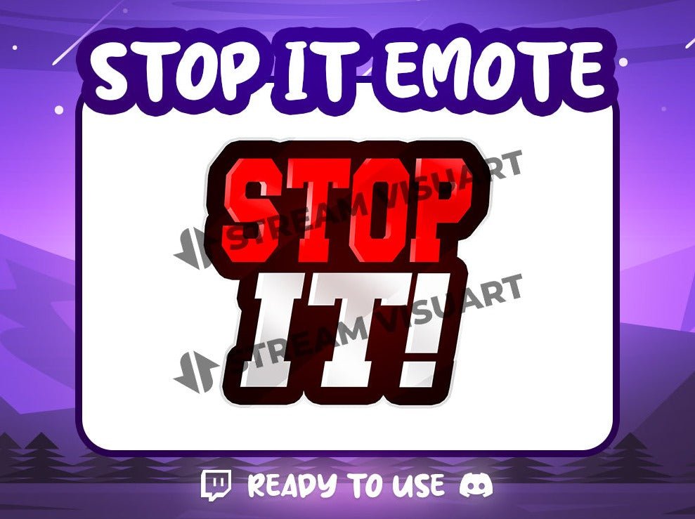 Stop It Emote - StreamVisuArt