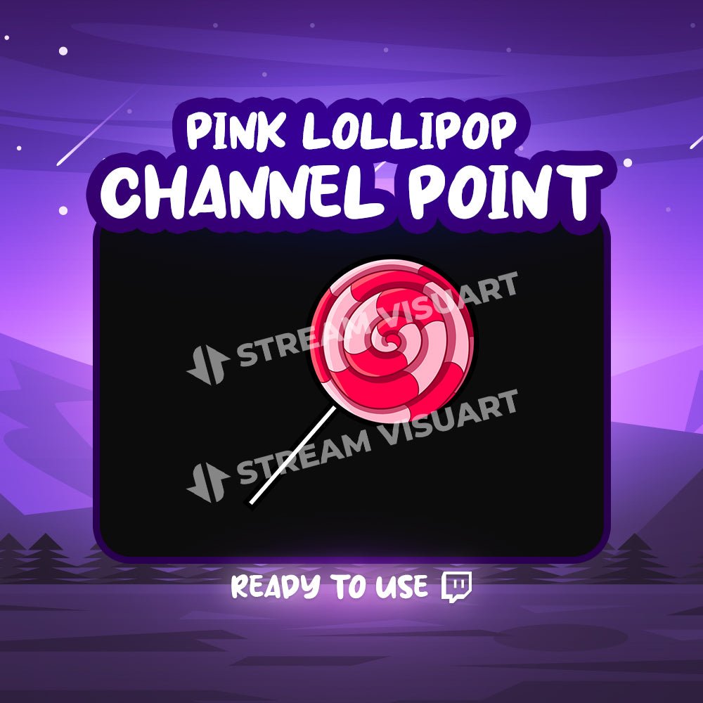 Pink Lollipop Twitch Channel Point