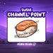 Sushi Point de chaîne Twitch - StreamVisuArt