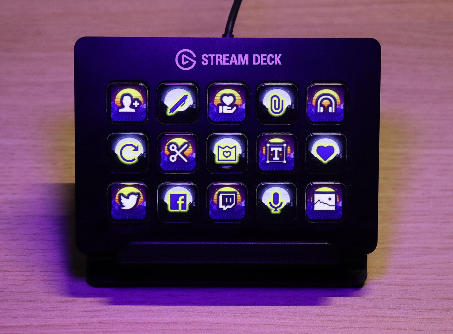 Synth Wave Stream Deck Icons
