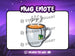 Tea mug Emote Twitch Discord Youtube - StreamVisuArt