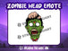 Zombie Head Emote
