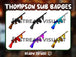 Thompson Badges Twitch 6-Pack - StreamVisuArt