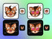 Tigre Tora Emotes 12-Pack - StreamVisuArt