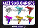 Uzi Twitch Badges