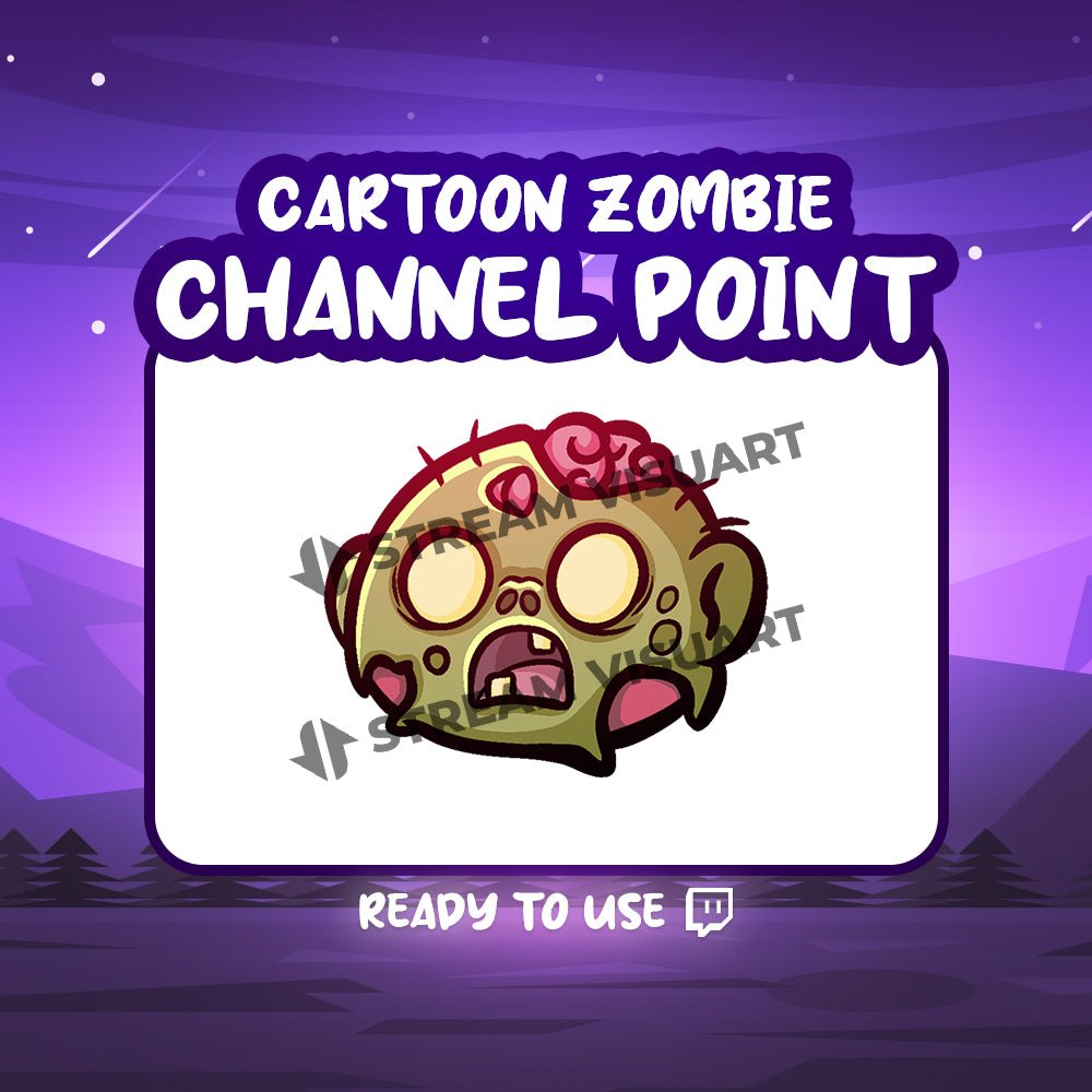 Zombie Point de chaîne Twitch - StreamVisuArt